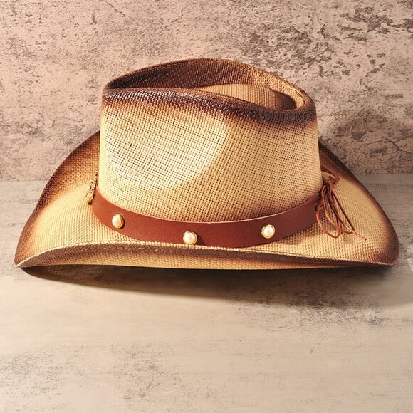 new COWGIRL COWBOY hat party rodeo beach (2-colors) western festival concert main image 6